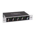 AMPLIFICADOR DE AURICULARES DE 4 CANALES ALCTRON, CARCASA DE ALUMNIO