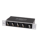 AMPLIFICADOR DE AURICULARES DE 4 CANALES ALCTRON, CARCASA DE ALUMNIO