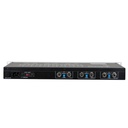 AMPLIFICADOR DE AURICULARES DE 8 CANALES ALCTRON, CARCASA DE ALUMNIO PARA RACK
