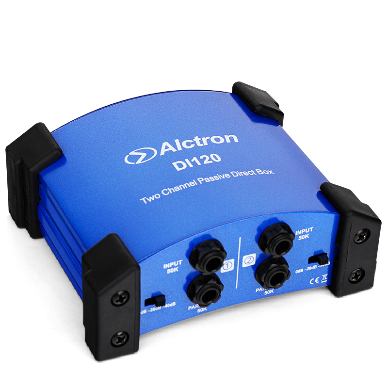 CAJA DIRECTA ALCTRON, PASIVA, 2 CANALES, PARA ESCENARIO Y ESTUDIO