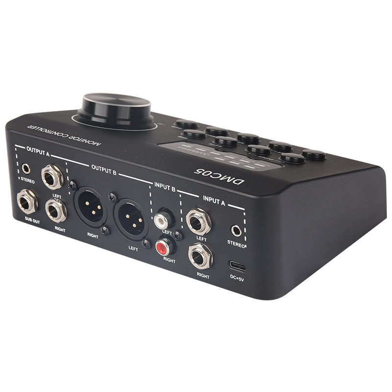 CONTROLADOR DE MONITOR DE ESTUDIO ALCTRON, CON BLUETOOTH 5.0, SALIDA Y BOTON PARA SUB