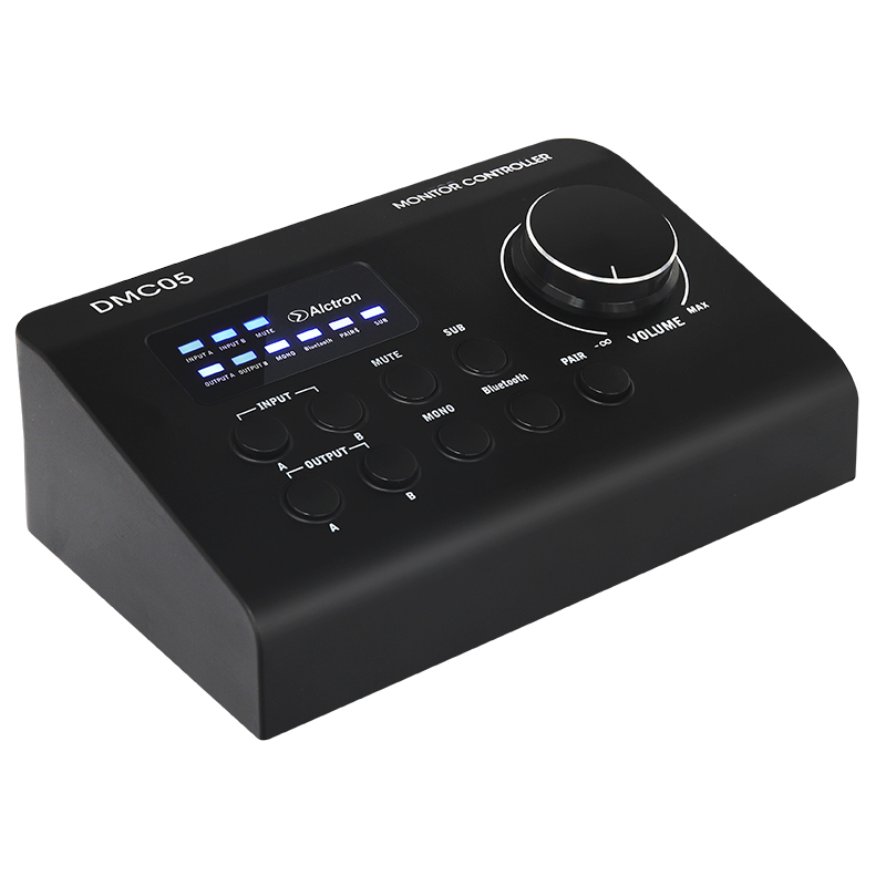 CONTROLADOR DE MONITOR DE ESTUDIO ALCTRON, CON BLUETOOTH 5.0, SALIDA Y BOTON PARA SUB