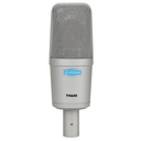 MICROFONO DE CONDENSADOR FET ALCTRON, DE ALTO RENDIMIENTO, CAPSULA DE 34MM, 20 Hz-20 kHz, CARCASA DE ZINC