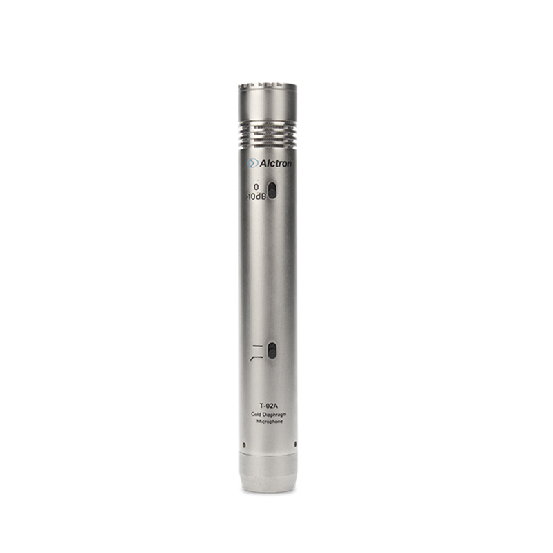 MICROFONO DE CONDENSADOR FET ALCTRON, DE INSTRUMENTO, 22MM, 20Hz-20kHz, CON SWITCH DE ATENUACIÓN Y CORTE DE BAJOS