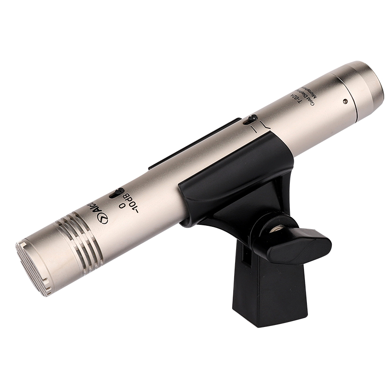 MICROFONO DE CONDENSADOR FET ALCTRON, DE INSTRUMENTO, 22MM, 20Hz-20kHz, CON SWITCH DE ATENUACIÓN Y CORTE DE BAJOS