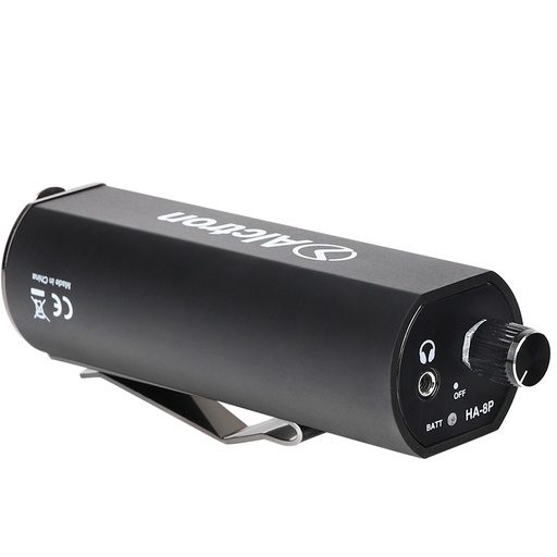[HA-8] AMPLIFICADOR DE MONITOREO PERSONAL ALCTRON, ACTIVO, CONECTOR HIBRIDO