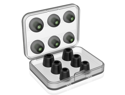 [RM50-BK+] KIT DE PUNTAS DE SILICONA + MEMORY FOAM LUNA GALAXY, PARA IN-EARS, 6 SILICONA + 6 MEMORY FOAM (copia)